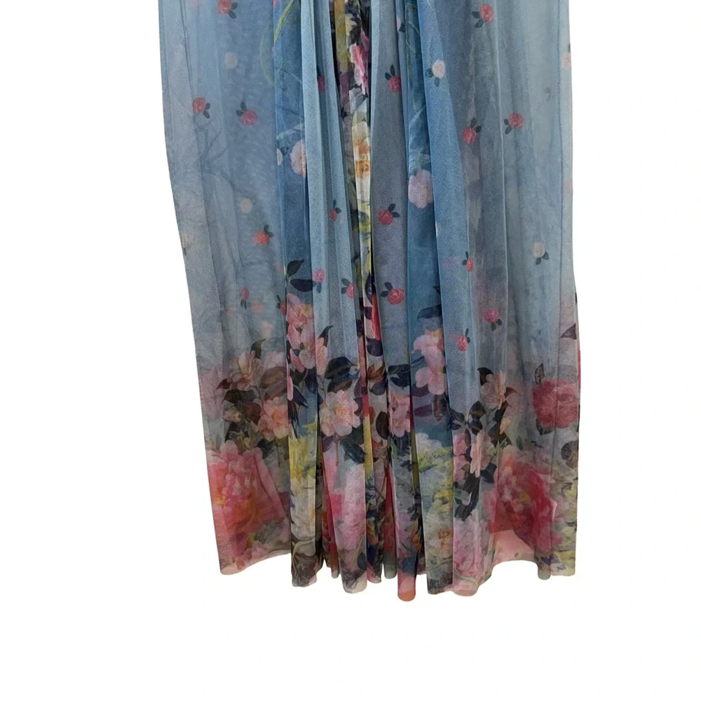 Johnny Was Multicolor Floral Maxi Dress - Picture 7 of 11